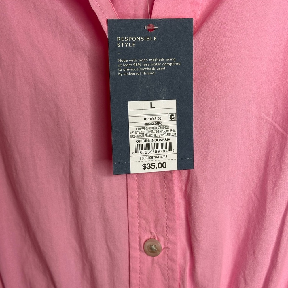 Great maxi dress in pink!  Size L. Never worn. NWT. - Picture 3 of 10